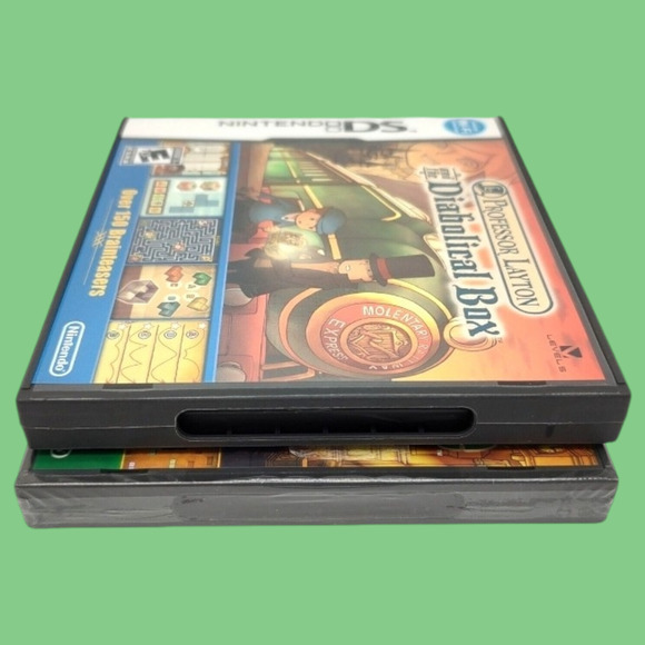 Professor Layton Series Nintendo DS Two Games Unwound Future and Diabolical Box - Picture 16 of 16